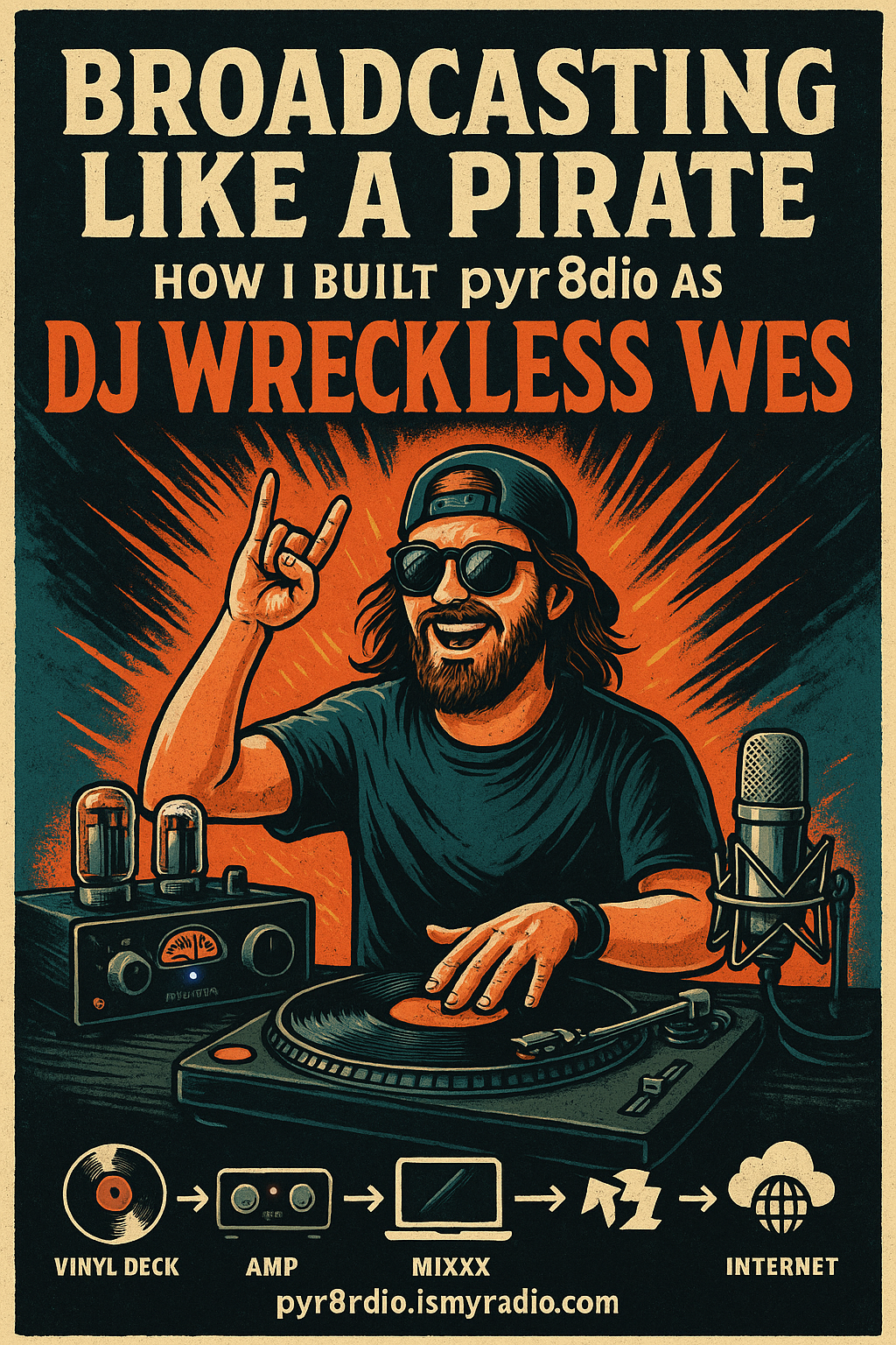 'Broadcasting Like a Pirate: How I Built PYR8RDIO as DJ Wreckless Wes'