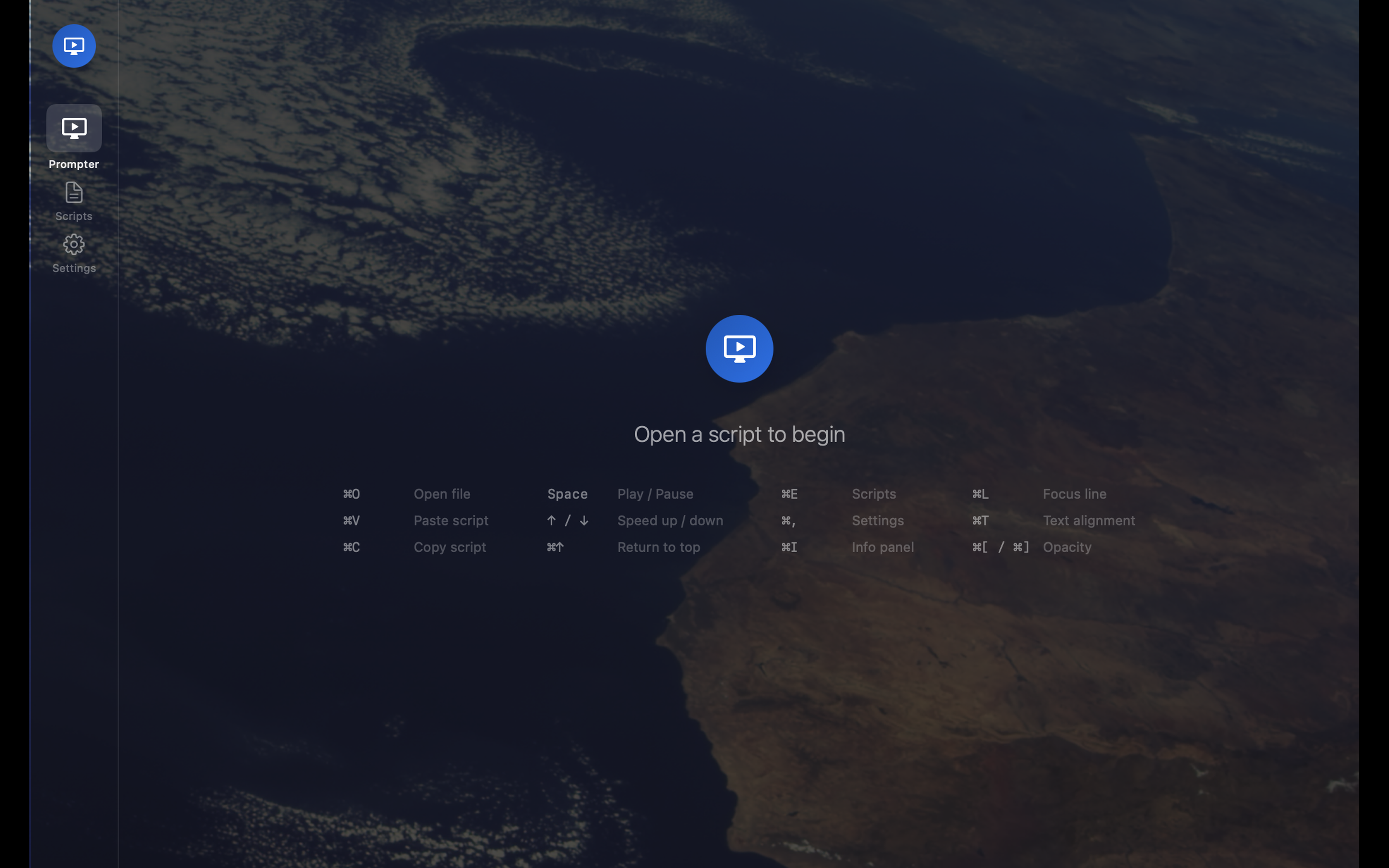 GlassCue Main Interface