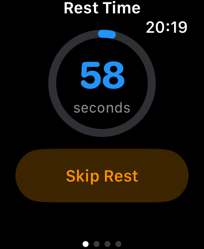 PushTo100 Apple Watch Screenshot 2